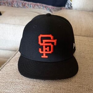 San Francisco Giants New Era Black 59FIFTY Fitted Cap
